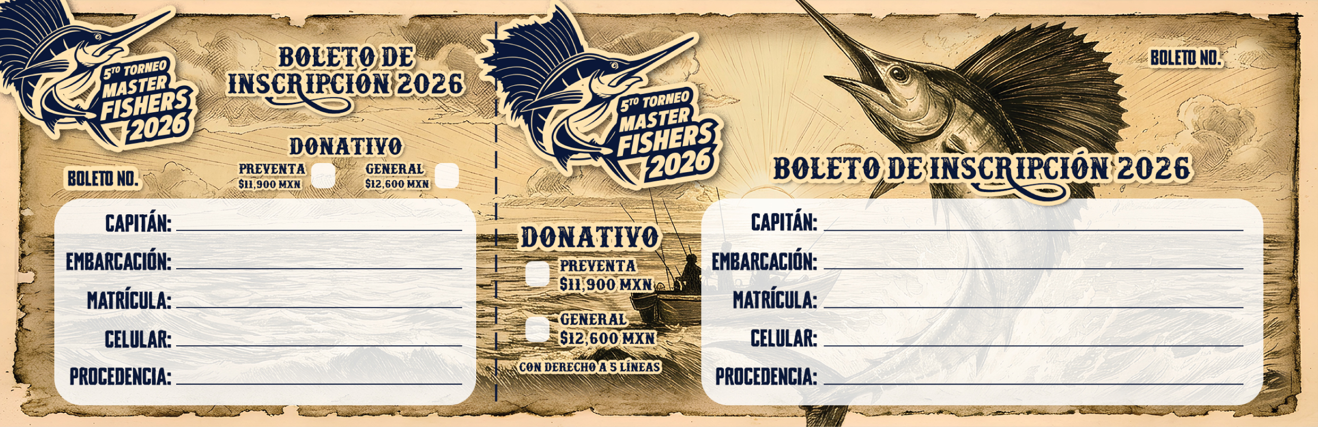 Boleto de Inscripción 2026