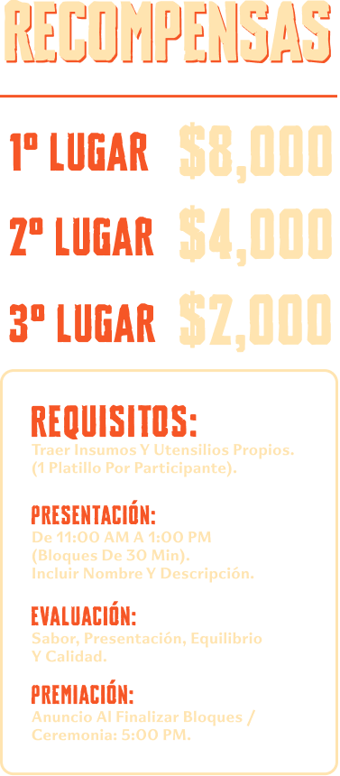 Recompensas y Requisitos
